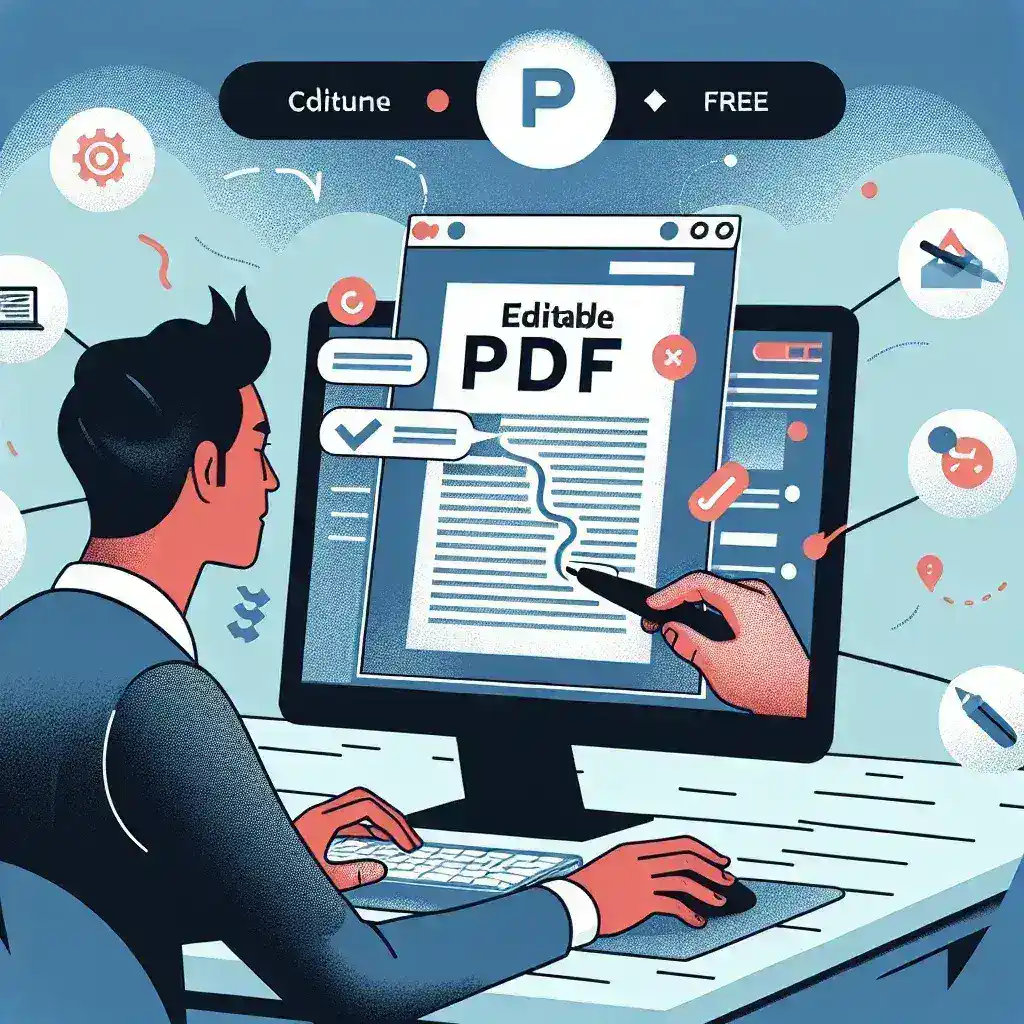 "Mejores Programas Gratuitos para Editar Documentos PDF - Interfaz de software de edición de PDF mostrando herramientas para modificar texto, imágenes y añadir anotaciones."
